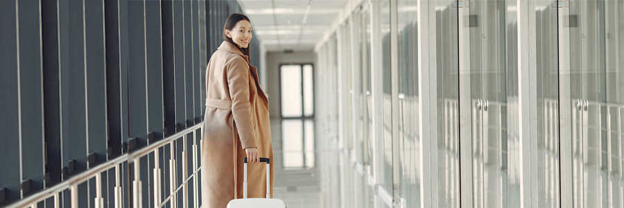 lady at the airport